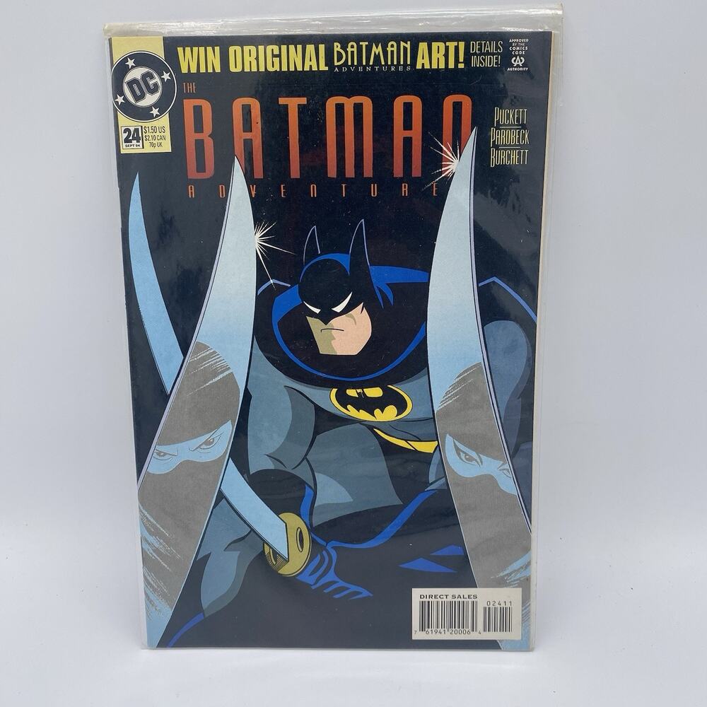 Vintage The Batman Adventures #24 Animated Series Sept. 1994 Comic Kyodai Ken